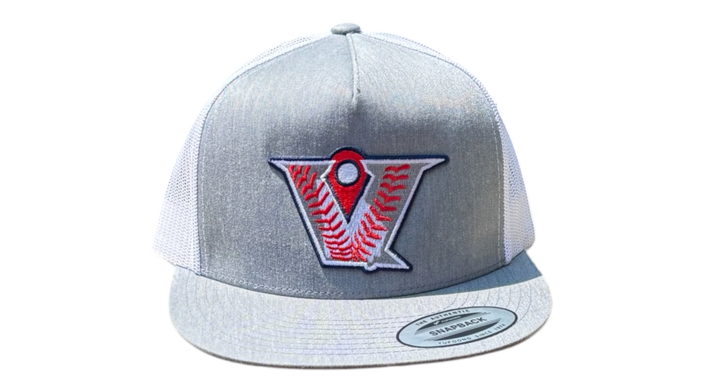 VELOCITY BASEBALL FLAT BILL TRUCKER HAT