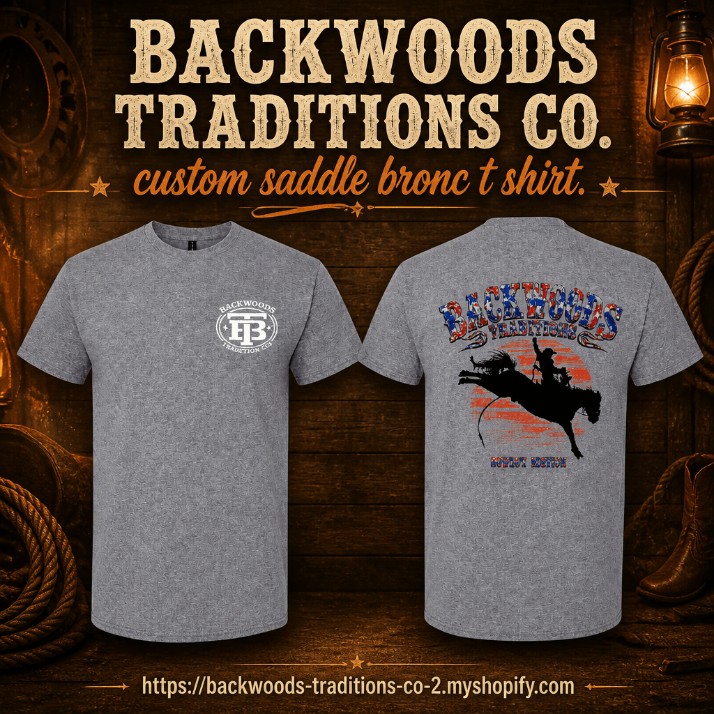 BACKWOODS COWBOY/ COWGIRL COLLECTION T SHIRTS - Backwoods Traditions, Co.