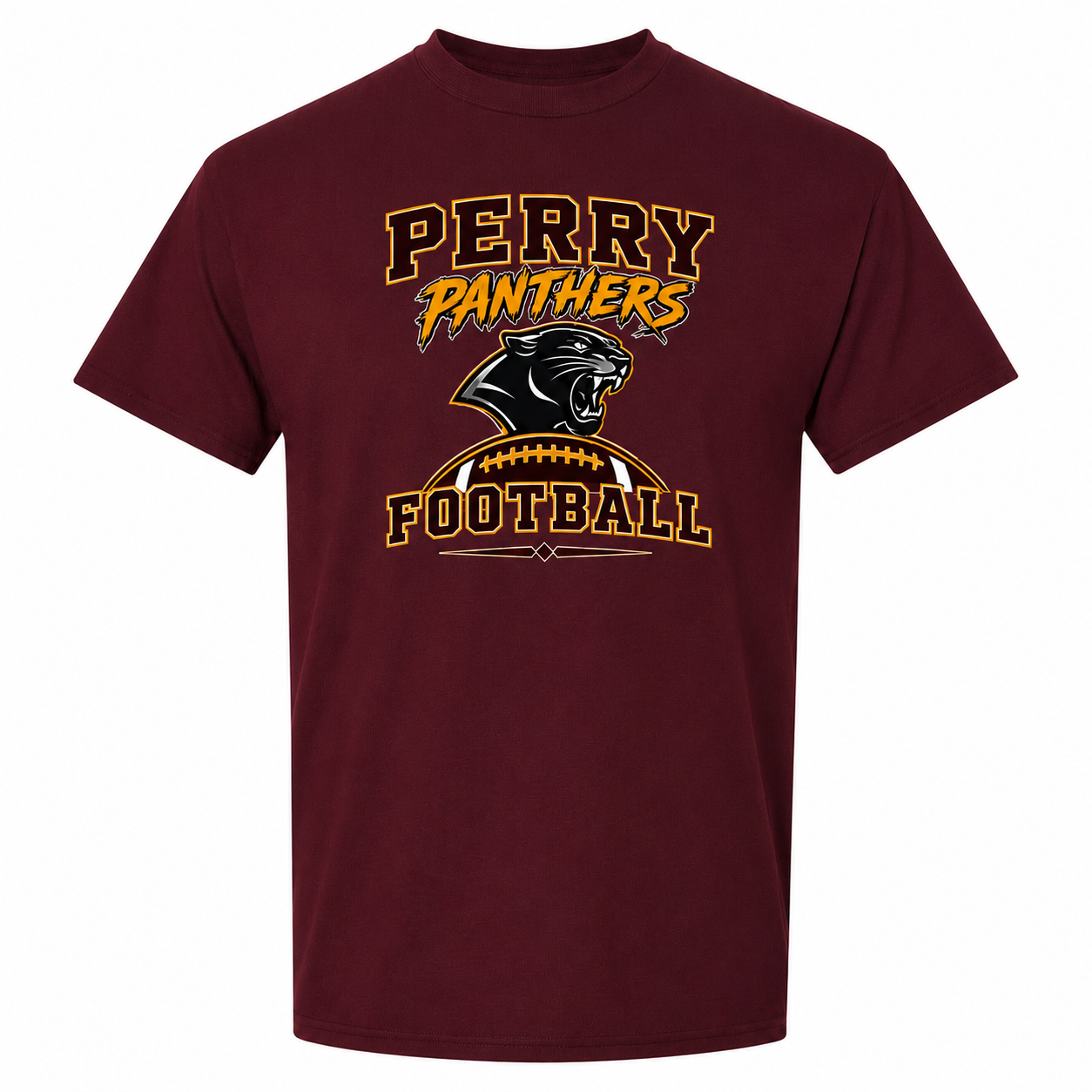 PERRY PANTHER ADULT /TEEN COTTON SHORT SLEEVE T SHIRT