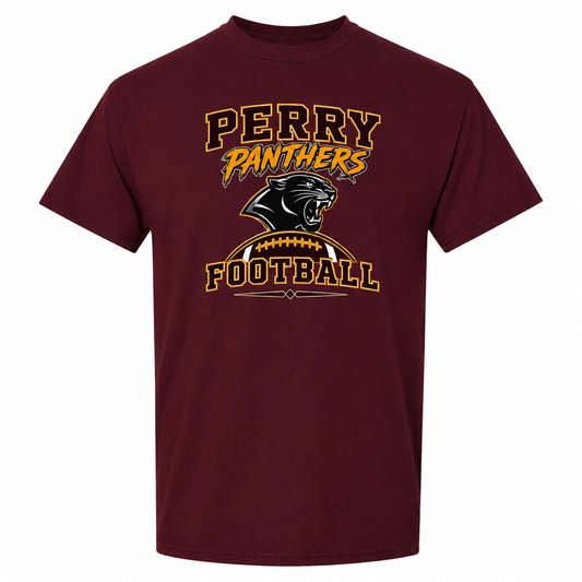 PERRY PANTHER ADULT /TEEN COTTON SHORT SLEEVE T SHIRT