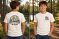 TEEN/YOUTH COTTON T SHIRT WITH CUSTOM MALLARD DESIGN