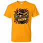 PERRY PANTHER CHEER ADULT/TEEN GOLD SHORT SLEEVE COTTON T SHIRT